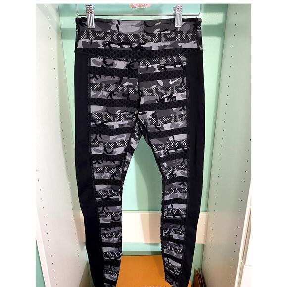 NIKE Running Dri Fit Leggings - Size Small - Picture 1 of 8